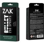 Zak Adventure Bullet 250 sprays for Men - Eau De Parfum - 25ml