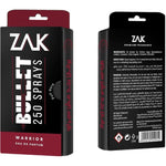 Zak Warrior Bullet 250 sprays for Men - Eau De Parfum - 25ml