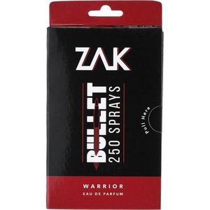 Zak Warrior Bullet 250 sprays for Men - Eau De Parfum - 25ml