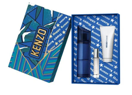 Kenzo Homme for Men - Eau de Toilette Intense - Gift Set (110ml + 10ml Travel Spray + 75ml Shower Gel)
