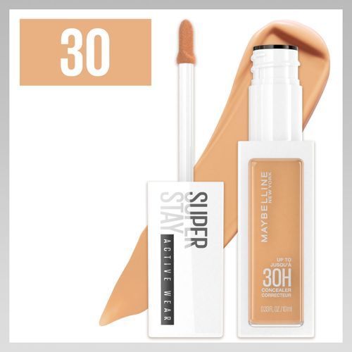 Maybelline New York SuperStay Active Wear Concealer,Up to 30H,Full Coverage,Matte, 30 Honey