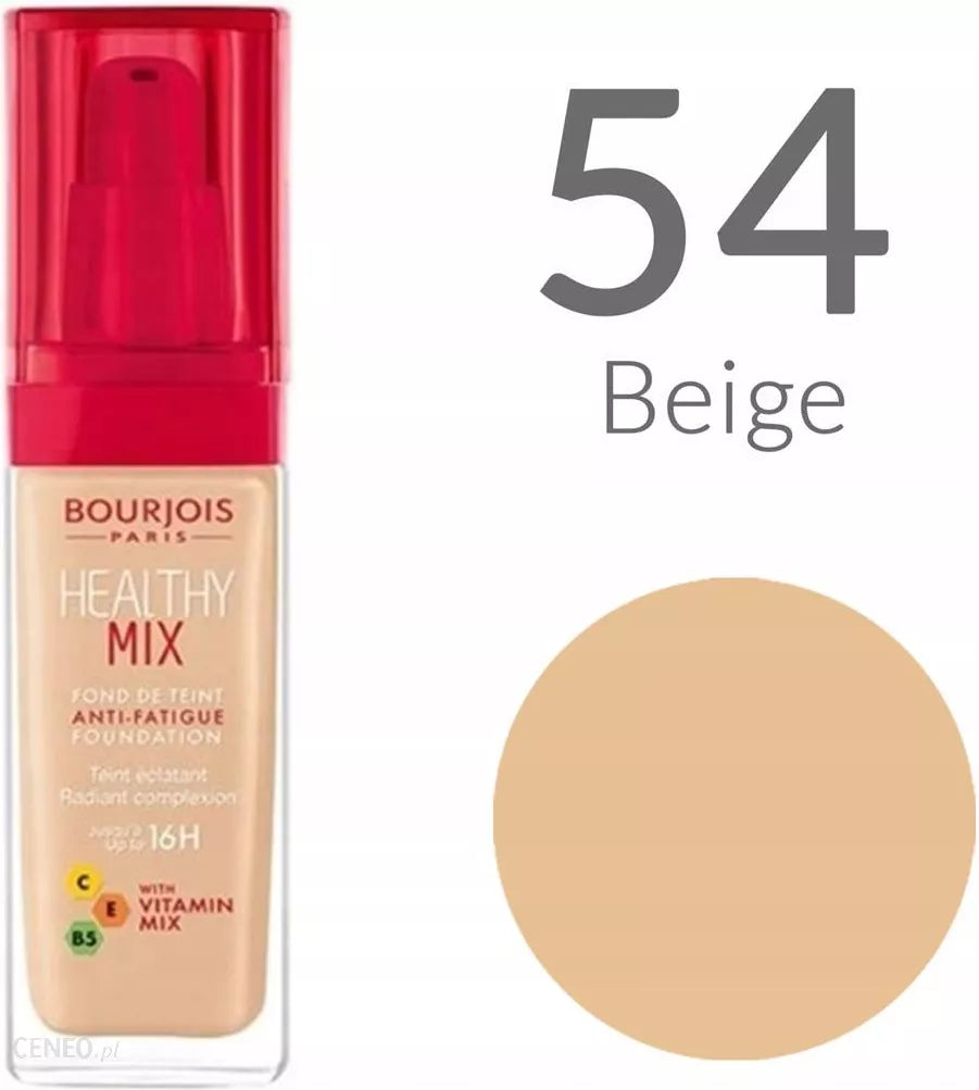 Bourjois Healthy Mix Anti Fatigue Foundation - 30 ml - 54 Beige