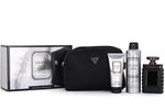 Guess Uomo Intenso for Men - SET - 4Pcs (EDP 100ML + Body Spray 226ML + Shower Gel 100ML + Pouch)