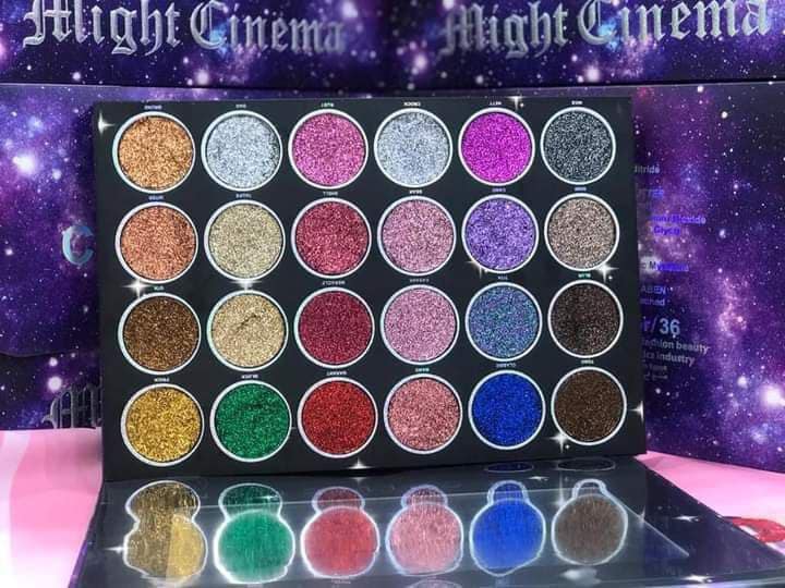 Might Cinema Best Collection Palette of Eyeshadow Glitter, Blusher, Highlighter & Eyebrow -36 COLOR