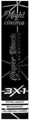 Might Cinema 3-in-1 Volume Mascara Waterproof Black - Model 4079
