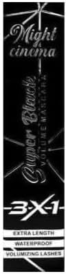 Might Cinema 3-in-1 Volume Mascara Waterproof Black - Model 4079