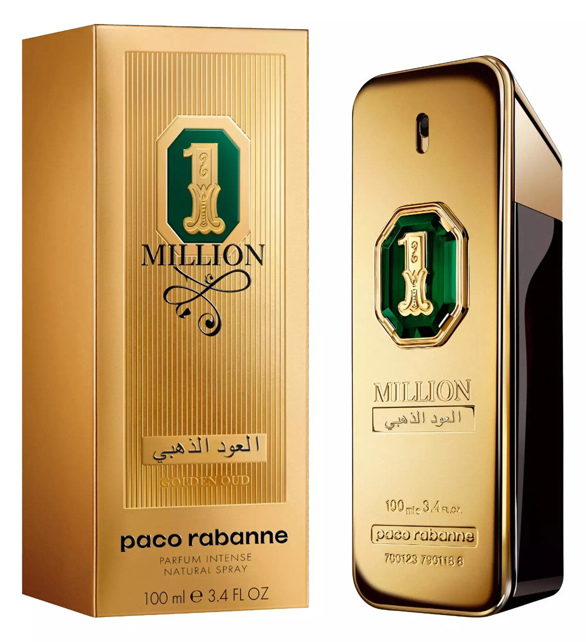 Paco Rabanne 1 Million Golden Oud for Men - Parfum Intense - 100ml