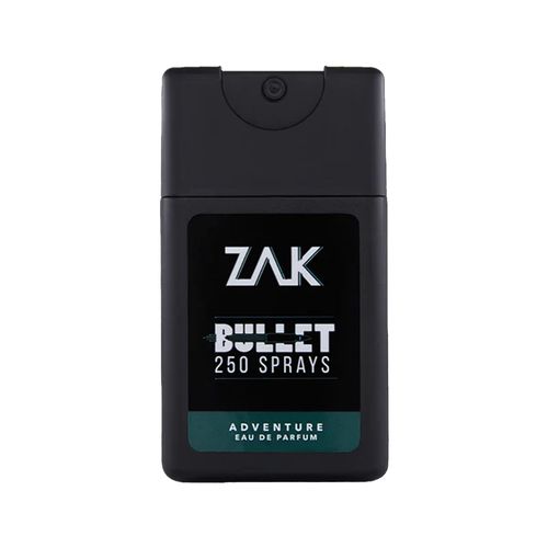 Zak Adventure Bullet 250 sprays for Men - Eau De Parfum - 25ml