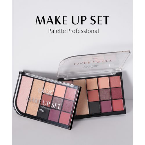 Me Now M.N New Eyeshadow & Highlighter Makeup Palette - 11 Colors