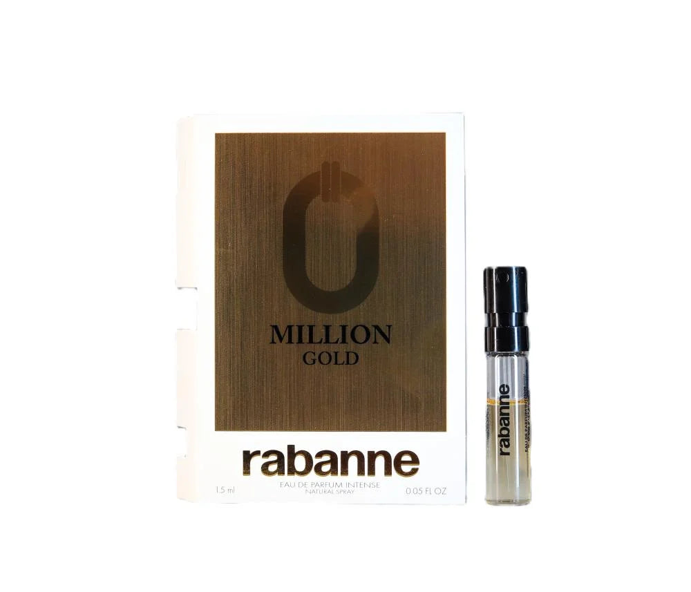 Million Gold by Paco Rabanne for Men - Eau De Parfum Intense - 1.5ml (Sample) (1 Pc)