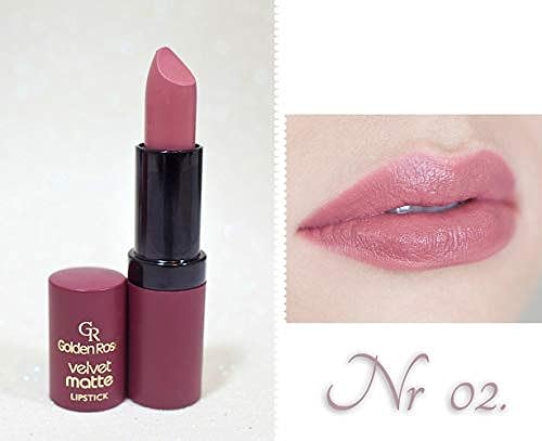 Golden Rose Velvet Matte Lipstick No:02