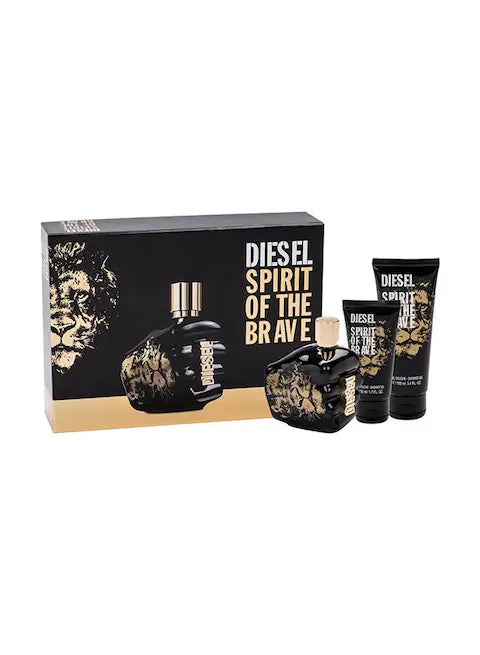 Diesel Spirit Of The Brave For Men Gift Set - Eau De Toilette - 3 Pieces