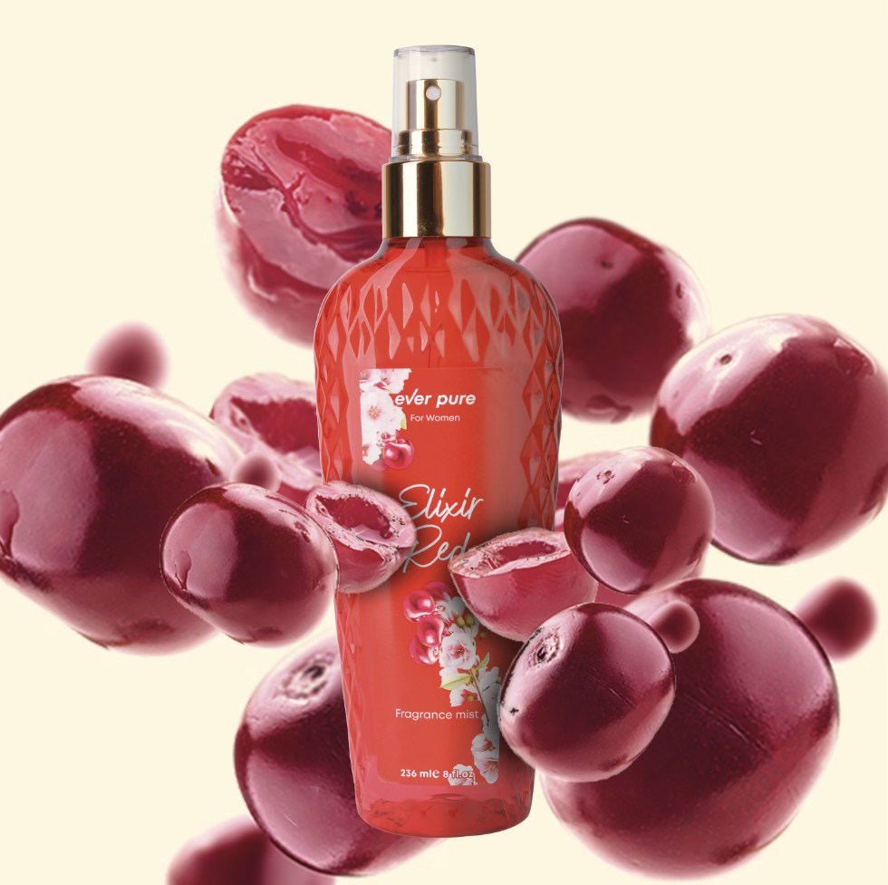 Ever Pure Fragrance Mist Elixir Red for Women -236ml