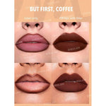 مجموعة شيغلام لتحديد الشفاه غير اللامع - قبلات الإسبريسو | يدوم طويلاً، ناعم، وخالي من القسوة (3 قطع) 