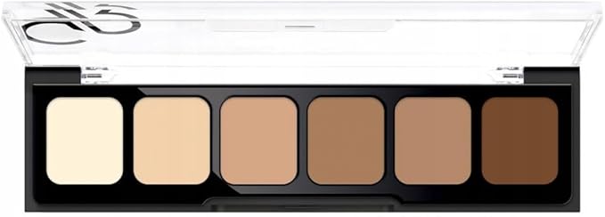 Golden Rose Correct & Conceal Concealer Cream Palette - 02 Medium To Dark