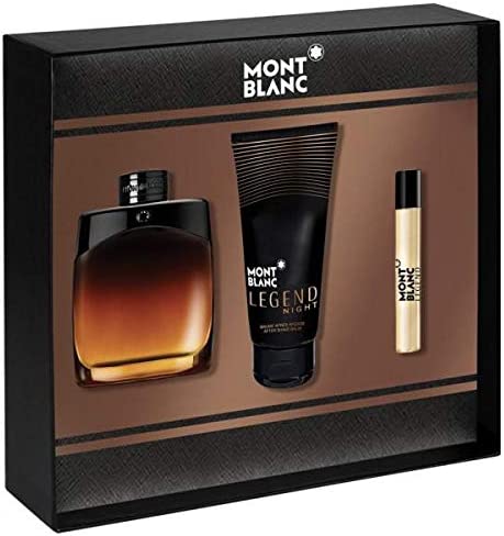 Legend Night Mont Blanc for Men - Gift SET - EDP -100ml + 7.5ml And After Shave Balm -100 ml