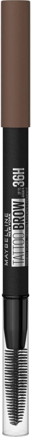 Maybelline New York Tattoo Brow 36H No.05 Meduim Brown Eyebrow Pencil 36H Waterproof with Integrated Brush