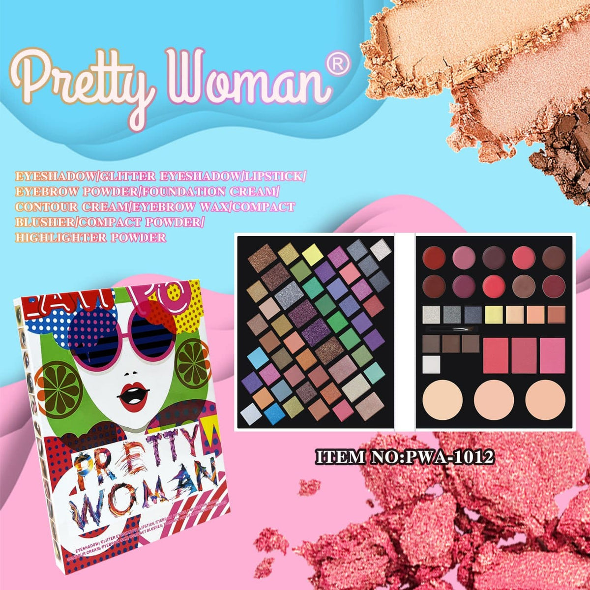 Pretty Woman Makeup Palette Item No :1012