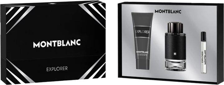 Mont Blanc Explorer for Men Gift Set - Eau De Parfum - 3Pieces