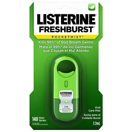 Listerine PocketMist Freshburst Breath Freshening Spray – 7.7ml