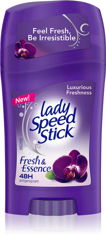 Lady Speed Stick Fresh & Essence Antiperspirant Deodorant Stick – 48h Protection – Luxurious Freshness – 65g