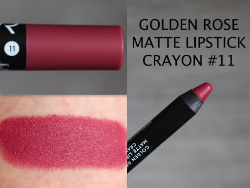 Golden Rose Matte Lipstick Crayon - No : 11