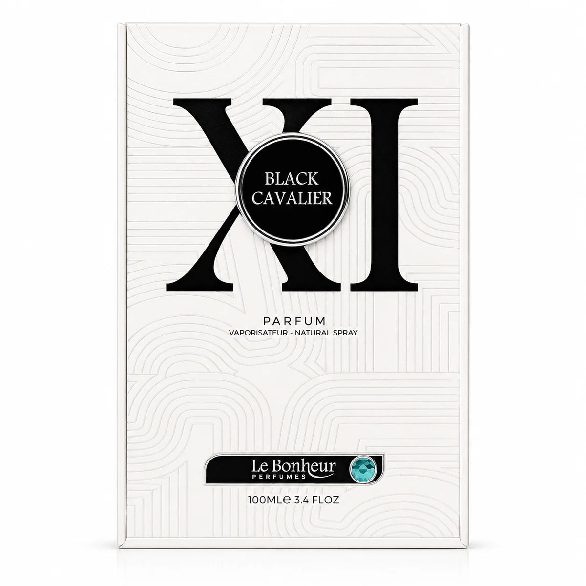 Le Bonheur Black Cavalier XI للرجال - أو دو بارفان - 100 مل