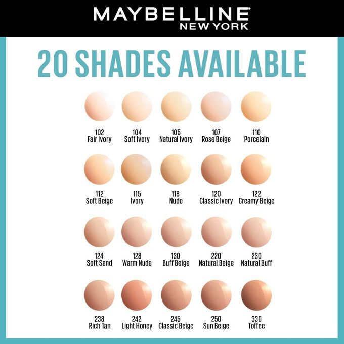 Maybelline New York Fit Me Matte & Poreless Foundation - Shade 104