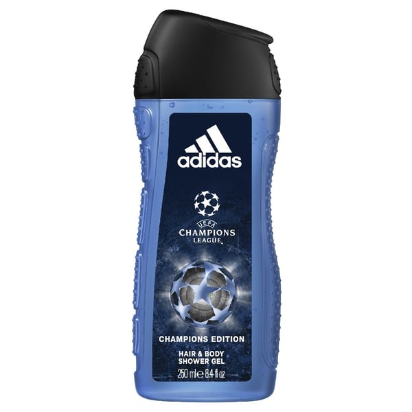 Adidas UEFA Champions League Champions Edition Shower Gel for Men, 250 ml