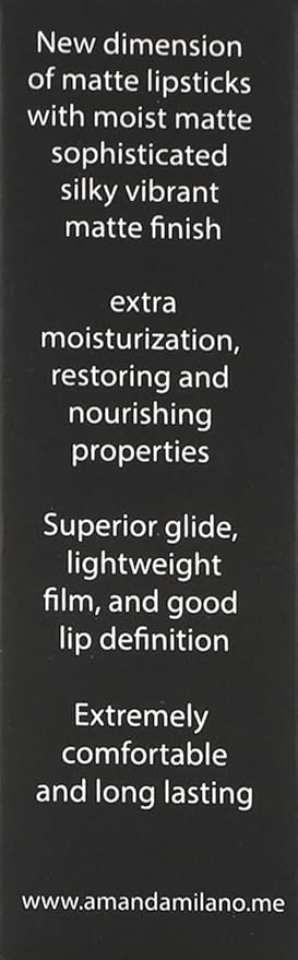 Amanda Milano Moist Matte Lipstick No. 56