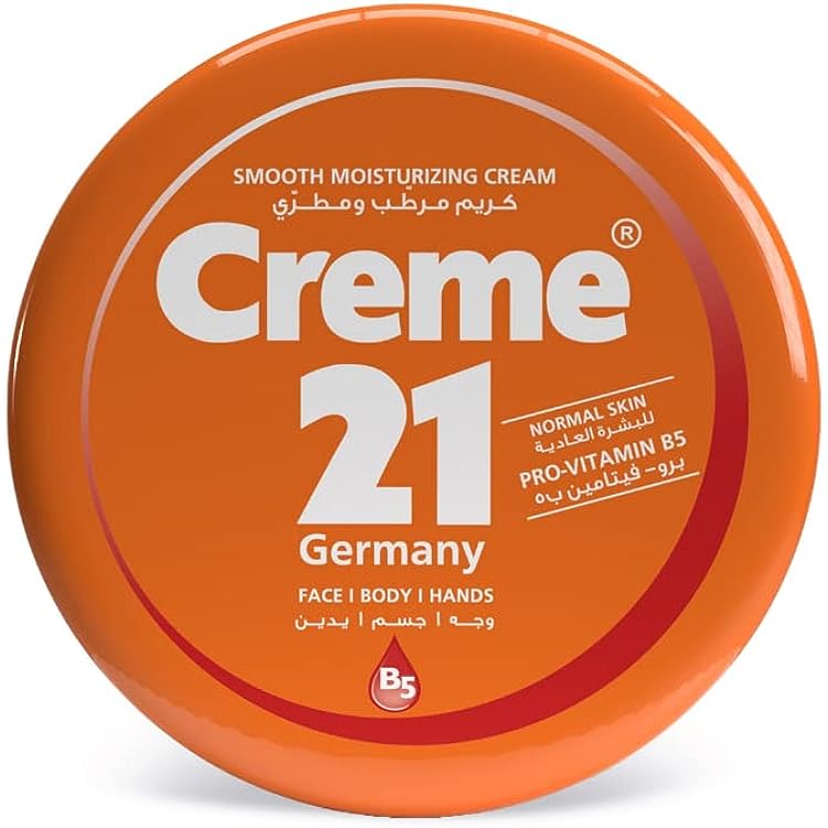 Creme 21 Smooth Moisturizing Cream – Normal Skin – With Pro-Vitamin B5 - 250ml