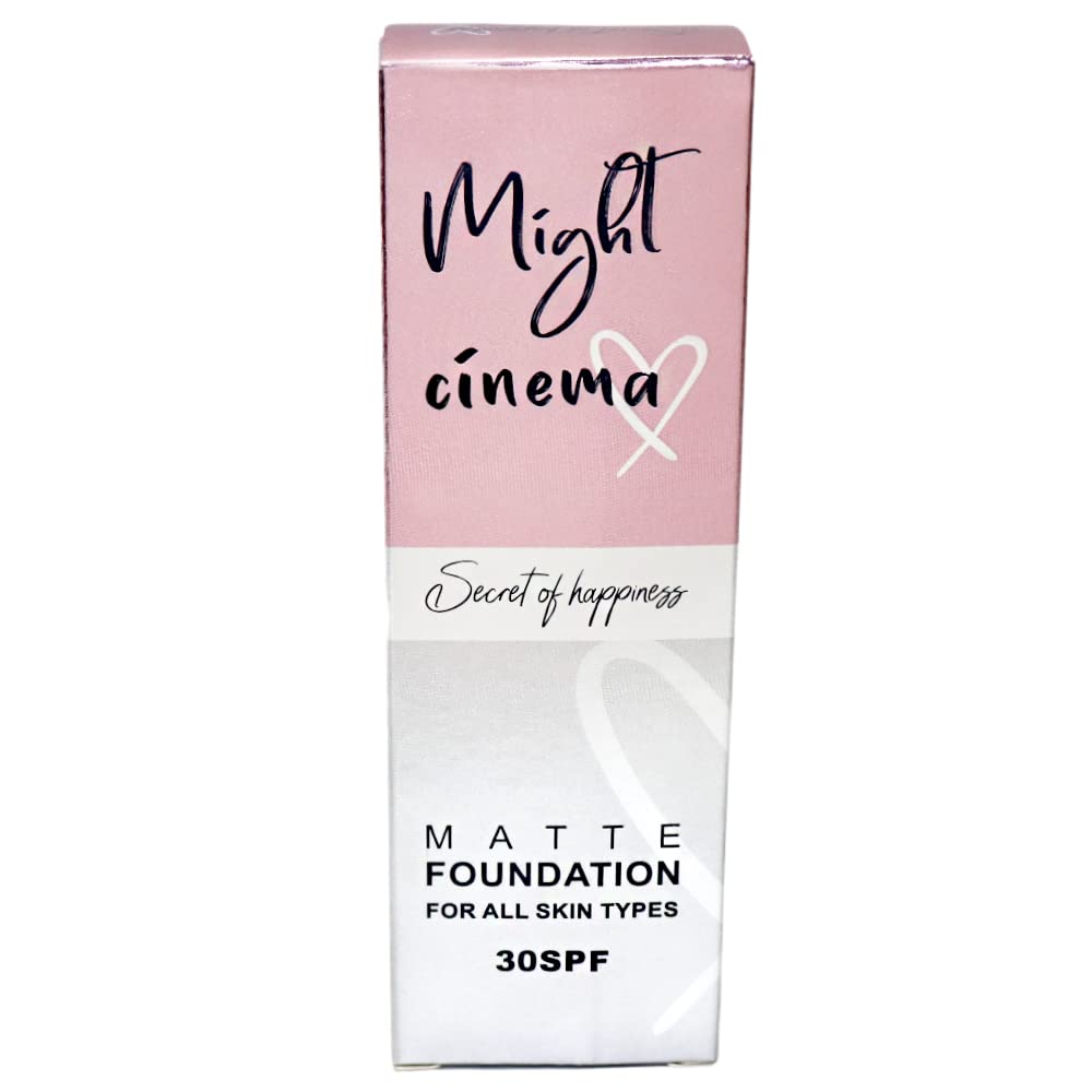 Might Cinema Foundation Matte For All Skin Types 30 SPF-55g - 102