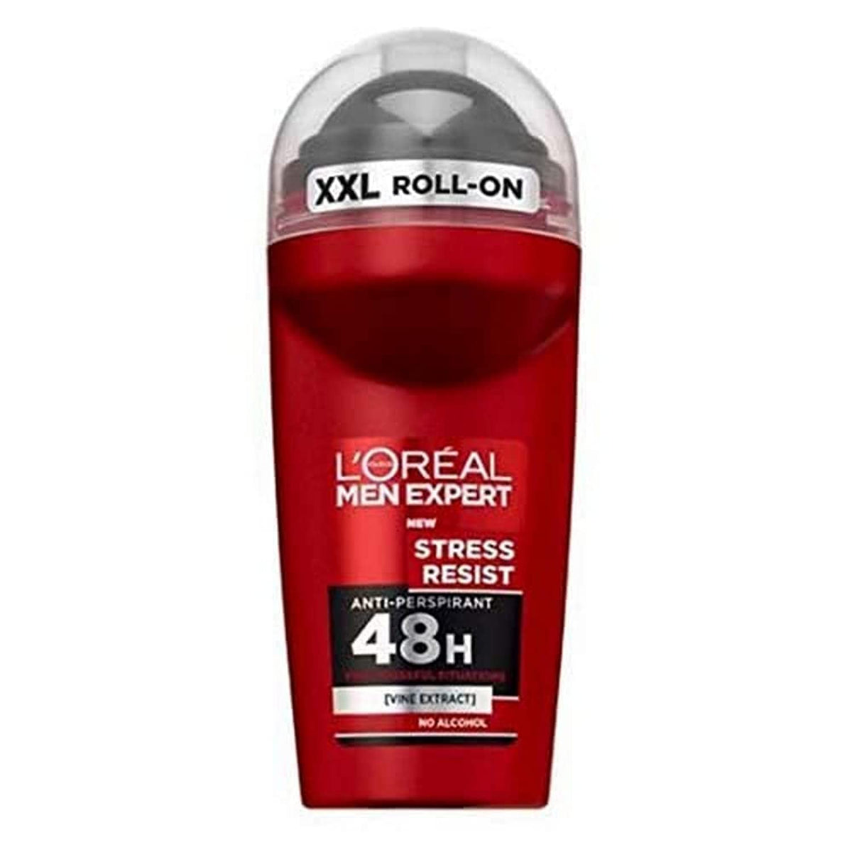 L'oreal XXL Stress Resist Sweat Fighting 48H Deodorant Roll on | with French Vine extract- 50ml