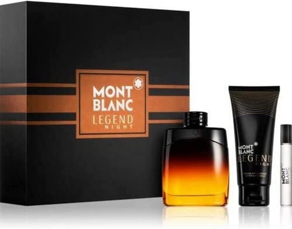 Legend Night Mont Blanc for Men - Gift SET - EDP -100ml + 7.5ml And After Shave Balm -100 ml