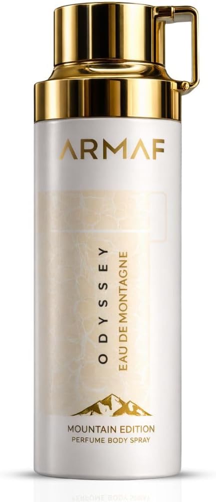 Odyssey Eau De Montagne Mountain Edition by Armaf for Men Deodorant Perfume Body Spray - 200ml