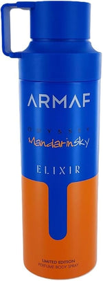 Odyssey Mandarin Sky Elixir by Armaf for Unisex Deodorant Perfume Body Spray - 200ml