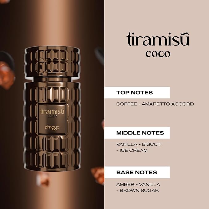 Tiramisu Coco by Zimaya for Unisex - Eau De Parfum - 100ml