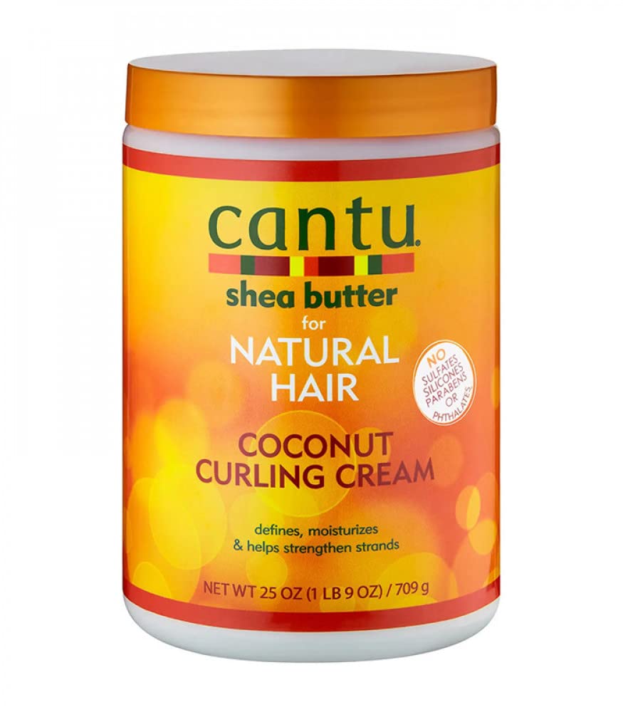 Cantu Shea Butter Coconut Curling Cream for Natural Hair - 709 gm