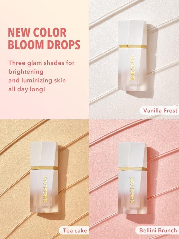 Sheglam Glow Bloom Liquid Highlighter - Shade : Vanilla Frost