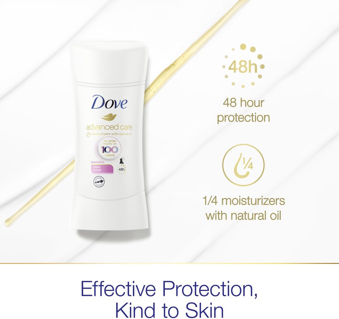 Dove Advanced Care Antiperspirant Deodorant Stick Finish 48-Hour -74gm
