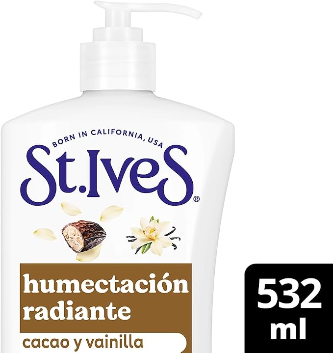 St.Ives Radiant Skin Cocoa Butter & Vanilla Bean Body Lotion – 532 ml