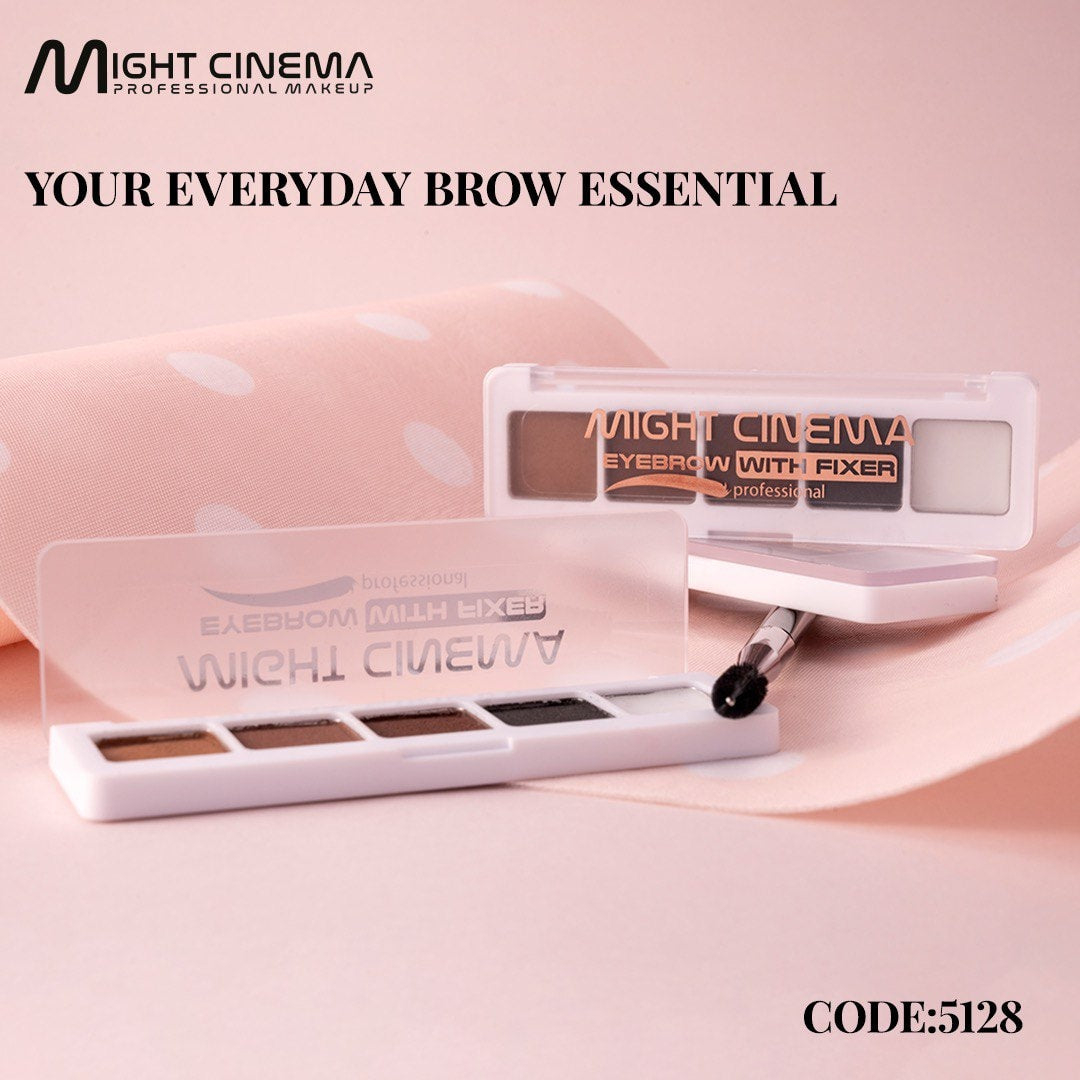 Might Cinema Eyebrow Palette Enhancer With Fixer - 4 Colors + fixer
