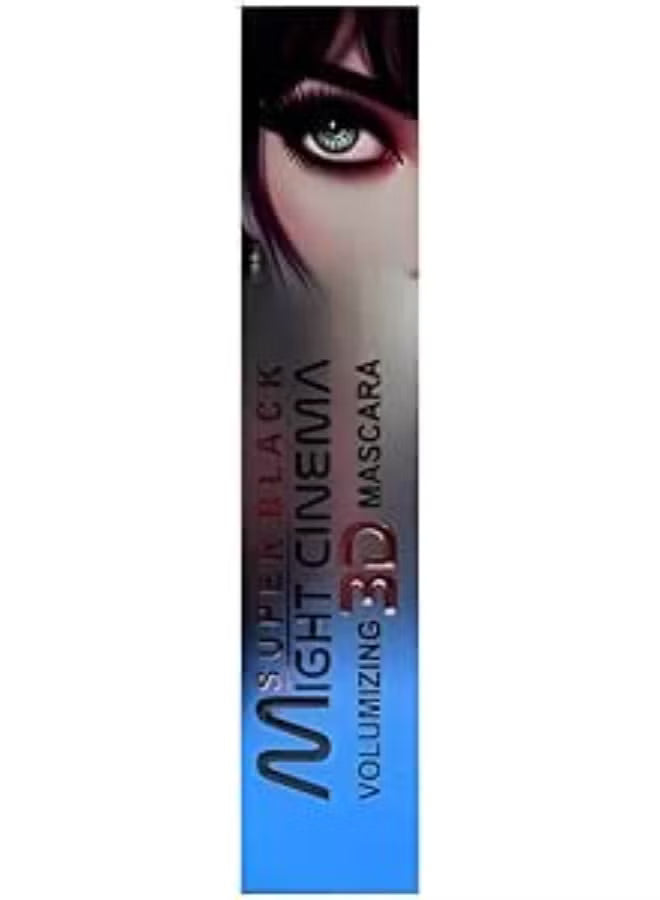 Might Cinema Super Black Volumizing 3D Mascara - Black