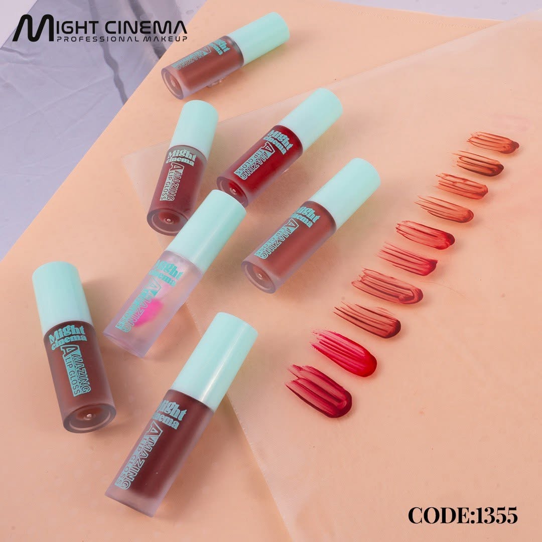Might Cinema Amazing Mini Lip Gloss Set - 12 Pcs