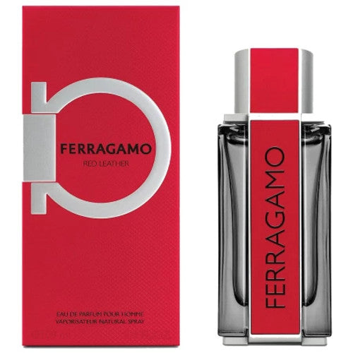 Ferragamo Red Leather for Men - Eau de Parfum - 100ml