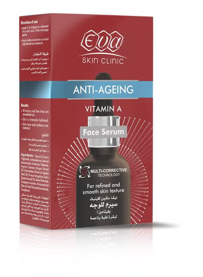 Eva Cosmetics Skin Clinic Anti-Ageing Vitamin A Face Serum - 30ml