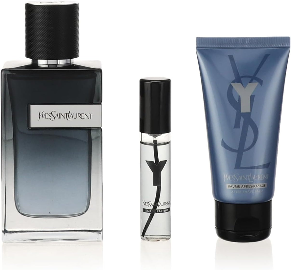 مجموعة Yves Saint Laurent Y Eau de parfum - EDP 100ml + 10 Travel Spray +50ml بعد الحلاقة