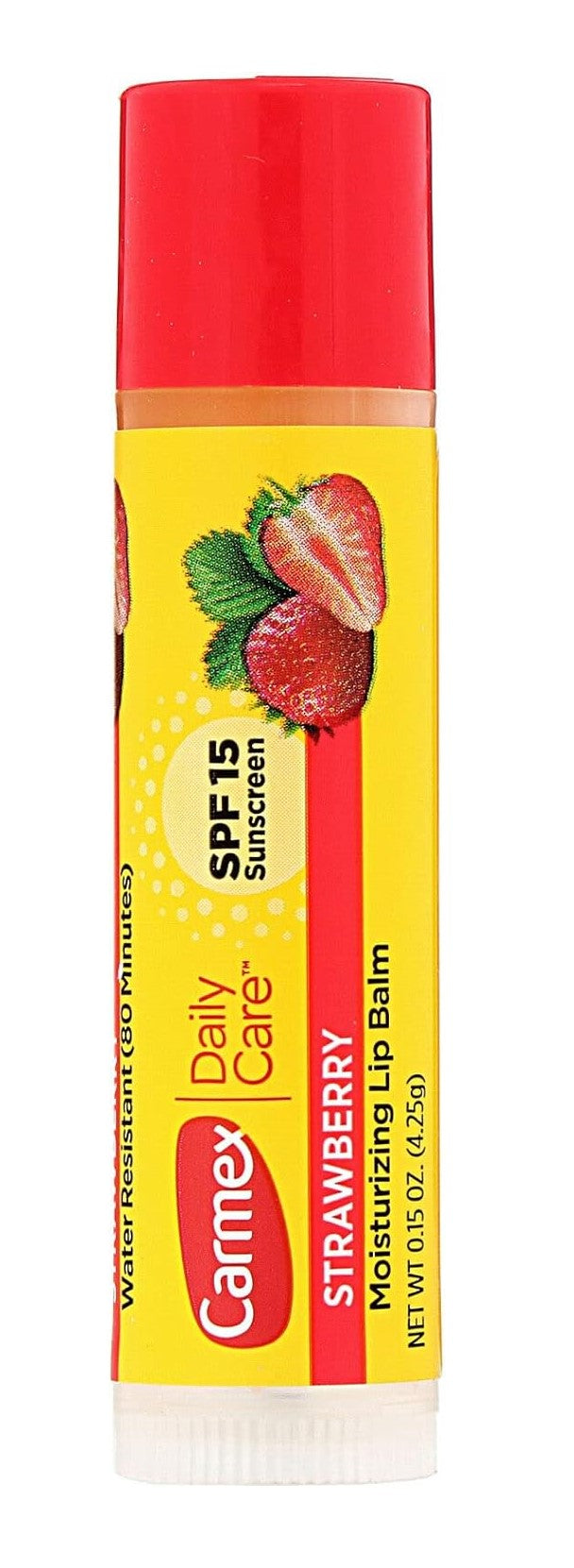 Carmex Moisturizing Lip Balm Strawberry 4.25g - مرطب الشفاه كارمكس بالفراولة 4.25 جم