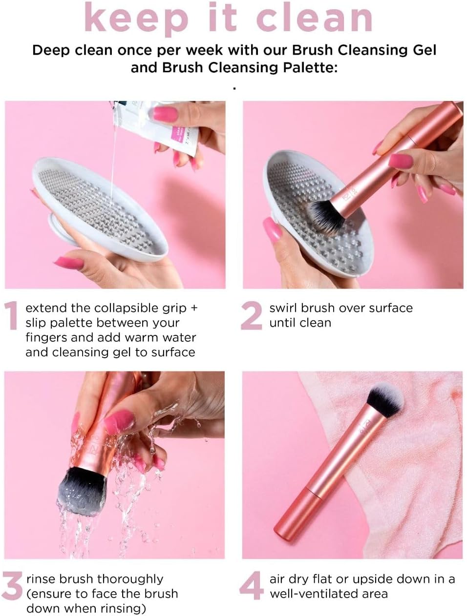 Real Techniques Everyday Essentials Brush Set