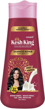 Kesh King Hairfall Expert Damage Repair Shampoo with Milk Protein & 21 Ayurvedic Herbs – 340ml